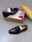 Christian Louboutin Black Matte Leather Loafers - 4