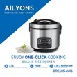Ailyons Deluxe 1.8L Automatic Electric Rice Cooker 3 in 1 - 2