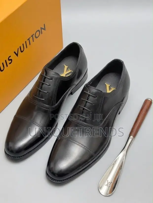 Louis Vuitton Executive Oxford Shoes (Black) - 1
