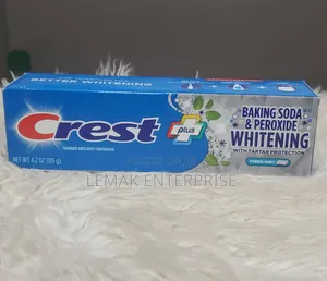 Crest Plus Baking Soda & Peroxide Whitening Toothpaste, Mint