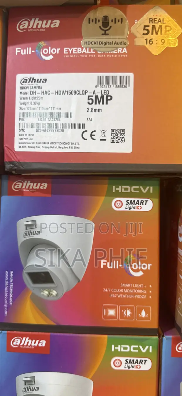 Dahua 5MP Full-Color CCTV Camera - 1