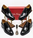 Salvatore Ferragamo Men's Patent Leather Oxford Shoes - 1