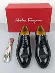 Salvatore Ferragamo Men's Patent Leather Oxford Shoes - 5