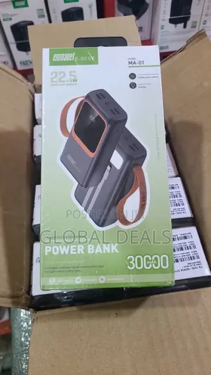 Emmanet E-Best MA-01 30000mAh Power Bank 22.5W Fast Charging