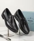 Quality Prada Penny Leather Loafers (Black) - 2
