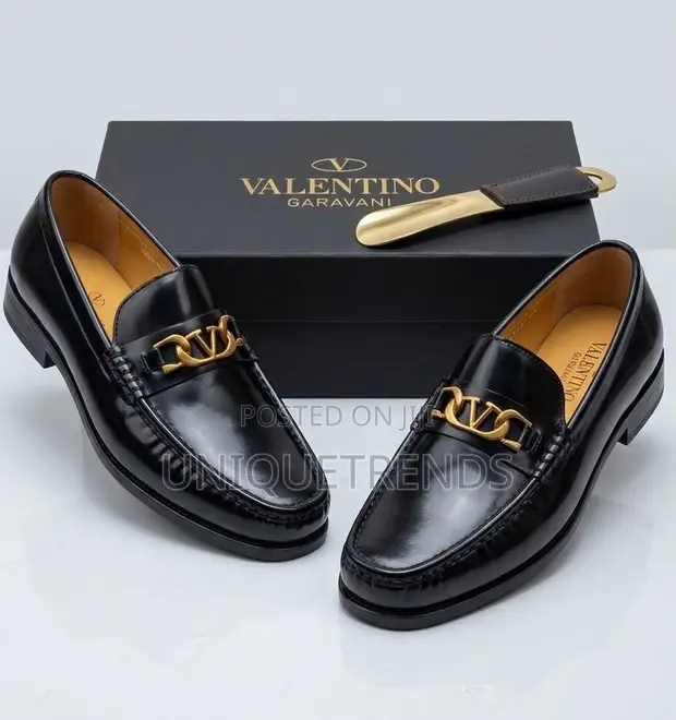 Valentino Garavani VLogo Signature Leather Loafers - 1