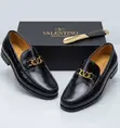 Valentino Garavani VLogo Signature Leather Loafers - 1