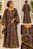 Elegant Brown & Gold Shada Lace - 5 Yards - 2