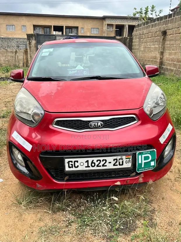 Kia Morning 2012 Red - 1