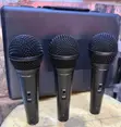 Behringer Ultravoice XM1800S 3-Set Dynamic Cardioid Vocal Microphones - 2