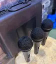 Behringer Ultravoice XM1800S 3-Set Dynamic Cardioid Vocal Microphones - 3