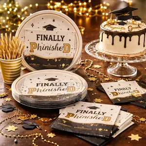 60th Birthday & Graduation Cake Plates