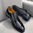 Salvatore Ferragamo Men's Executive Lace Black Shoes - 2