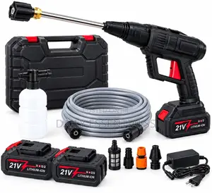 21V Rechargeable Car Washer with 2 Batteries & Case
