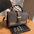 Vintage Monogram Print Top-Handle Crossbody Bag - 1