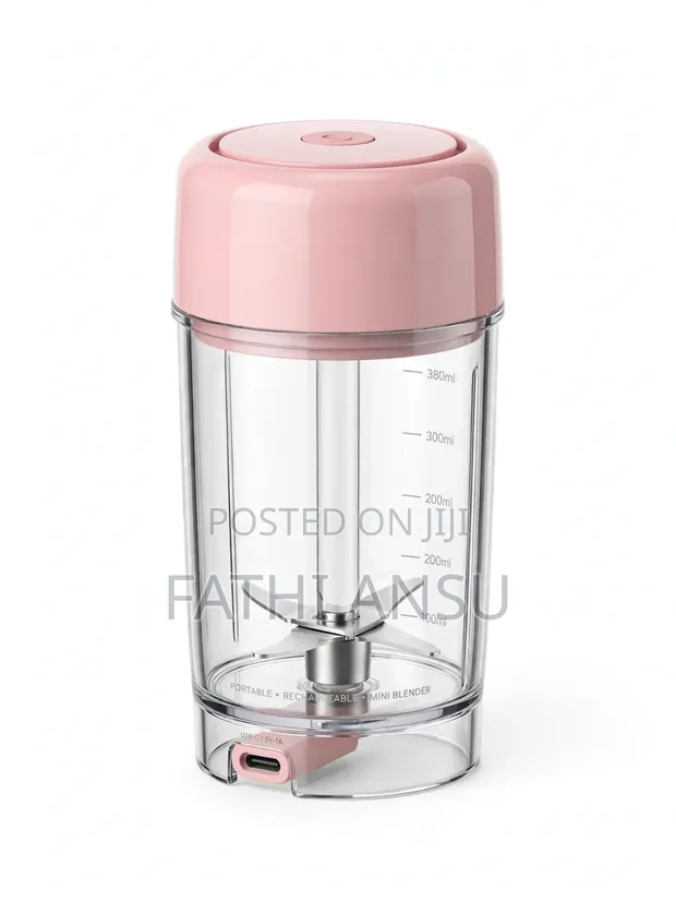 Portable Rechargeable Mini Blender with Straw - 1