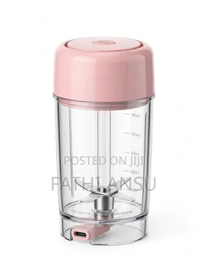 Portable Rechargeable Mini Blender with Straw