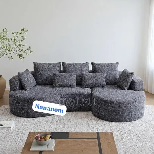 Curve L-Shape Sofa - Brand New - 1