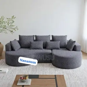 Curve L-Shape Sofa - Brand New