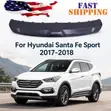 Hyundai Santa Fe 2017-2018 Front Bumper Skid Plate Spoiler Lip - 2