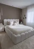Cloud Scallop Upholstered Bed - 2
