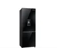 Nasco 309L Bottom Freezer Refrigerator - Black Glass - 1