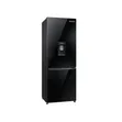 Nasco 309L Bottom Freezer Refrigerator - Black Glass - 2