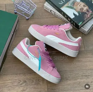 Puma Suede XL Pink Sneakers