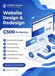 Website Design & Redesign - WebPro Ghana - 1
