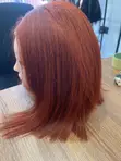 Human Hair Ginger Wig - 16 Inches - 1