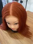Human Hair Ginger Wig - 16 Inches - 3