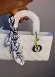 Women's White Quilted Handbag - Elegant Shoulder & Crossbody Bag - 2