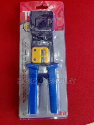 Passthrough Crimping Tool for Cat6 Plugs
