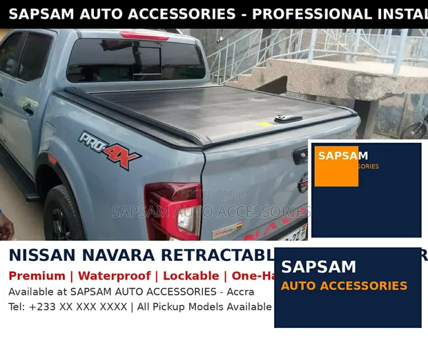 Nissan Navara Pro-4x Retractable Roller Shutter Cover - 1