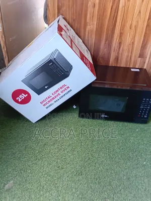 H&A 25L Digital Microwave Oven - Black