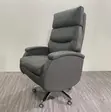 Ergonomic Executive Chair - Dark Grey Leather - 1