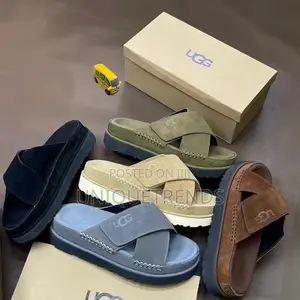 Original UGG Goldenstar Cross Slides