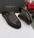 Balenciaga Leather Mules (Brown) - 2