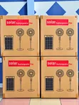 Leamorn Solar Rechargeable Standing Fan with Panel - 3