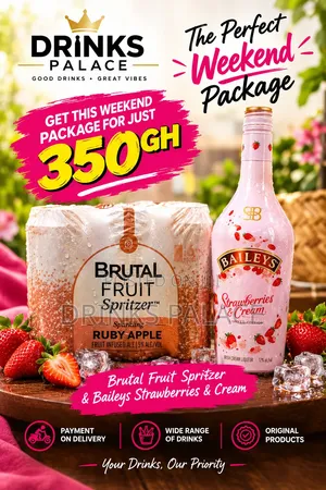 Brutal Fruit Spritzer & Baileys Strawberry Cream