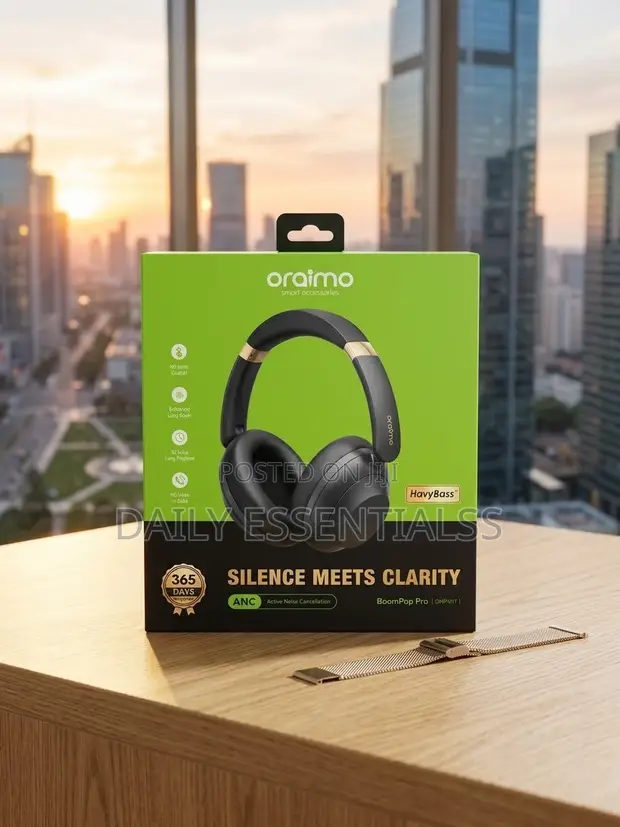 Oraimo BoomPop Pro Foldable Bluetooth Headphones - 1