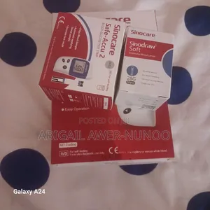 Sinocare Glucometer with Strips and Lancets