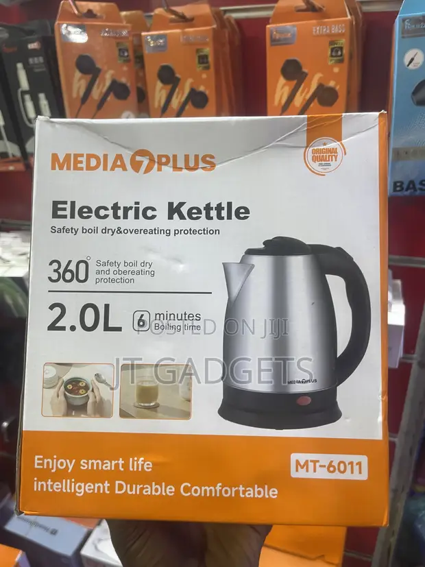 Media 7 Plus MT-6011 2.0L Stainless Steel Electric Kettle - 1