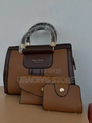 Ladies 3-in-1 Leather Handbag