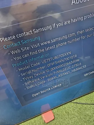 75-inch Samsung Smart UHD TV with Minor Screen Line