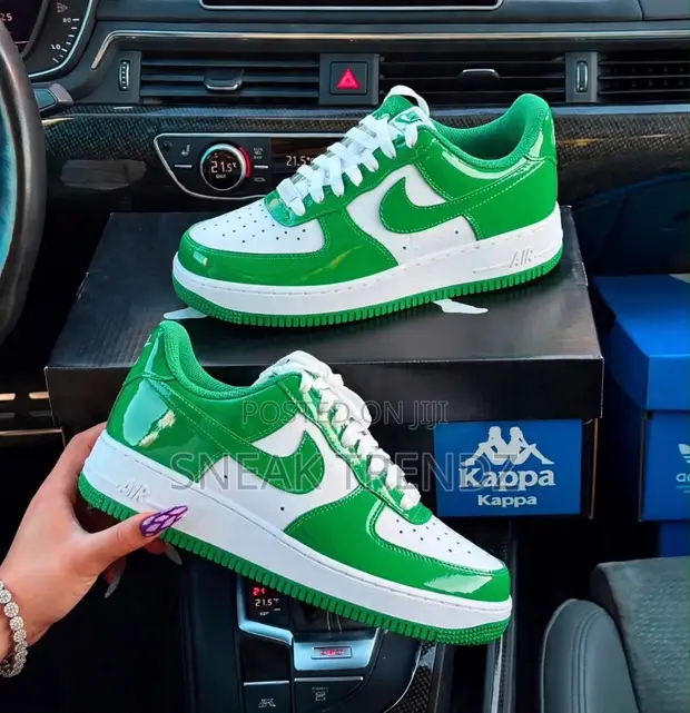 Nike Air Force 1 Mirror Green & White - 1