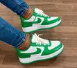 Nike Air Force 1 Mirror Green & White - 2