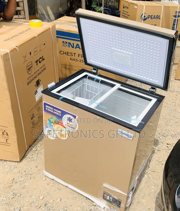 New FrostPlus 150L Nasco Chest Freezer (Gold) - 1