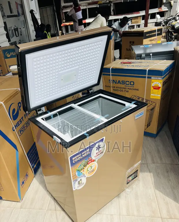 Smart Nasco Single Door Chest Freezer (Gold) - NAS200FL - 1