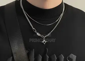 Apex Jewelry Men's Hip-Hop Choker Necklace